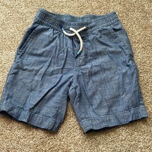 Gap kids boys pull on chambray shorts small